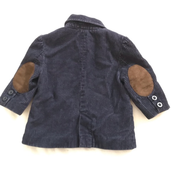 Wonderkids Corduroy Button Up Blazer with Elbow Patches Coat Jacket Baby Size12M - Picture 3 of 11